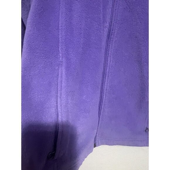 Girls Purple Zip Up Columbia Jacket Size XL - Picture 3 of 8